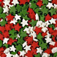Посыпка «Звезды красные, белые и зеленые», 25 г. 02/10/2027