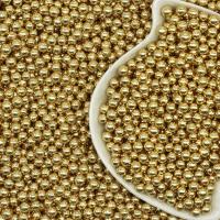 Посыпка кондитерская "Жемчуг металлик 4мм" (золото), 25 гр.
