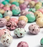 Драже шоколадное «Яички разноцветные № 2 воздушный рис» 100гр. 10/01/2027