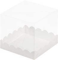 Коробка с прозрачным куполом Волна 150*150 Высота 200 мм