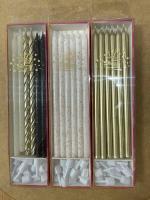 Свечи для торта 12 см, 12 шт, Праздничные очень красивые в ассортименте