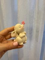 Зайка с бабочкой 7,3см 2d