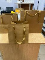 Пакет крафтовый с дном 25х25х25 см