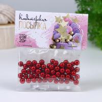 Кондитерский декор «Стильное решение», 7 мм, красная, 20 г