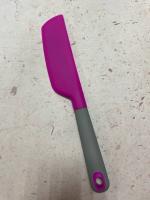Лопатка нож силиконовая жаростойкая 34х5х2,9 см  (рабочая 15см)