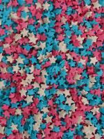 Посыпка «Звездочки» белые, розовые, голубые, 25 г