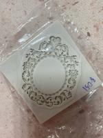 Силиконовый молд Вензели Рамка, 7*6 см №5