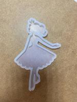 Силиконовая форма принцесса 14 см