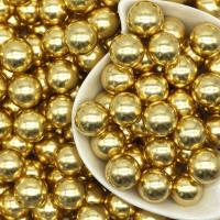 Посыпка кондитерская Жемчуг золото металлик 12 мм, 25 гр.