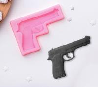 Молд силиконовый  пистолет 11*7,5*1 см