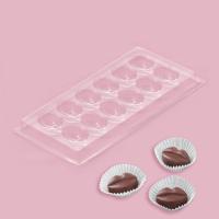 Форма для шоколада и конфет «Поцелуй», 12 ячеек, 22×11 см, цвет прозрачный