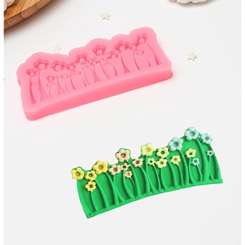 Молд «Цветочная поляна», 10×4,5×1 см, цвет МИКС