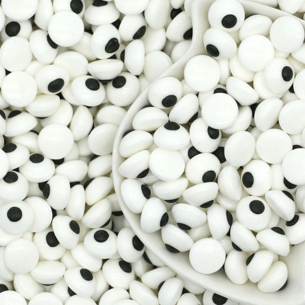 Посыпка кондитерская «Глаза маленькие 0,7 см» 25 гр.