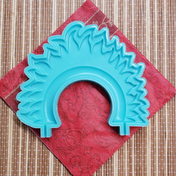 Силиконовая форма №150 Огненная арка