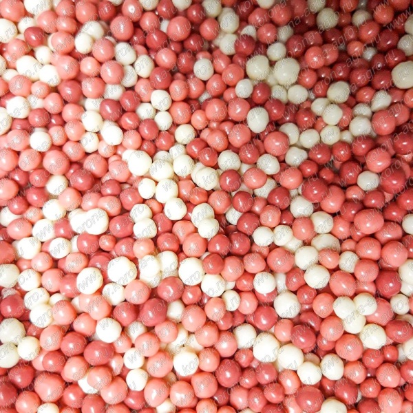 Посыпка шоколадно-фруктовые шарики Трио 50г.