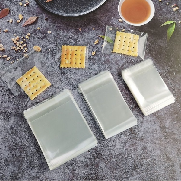 Пакетики прозрачные с клеевым клапаном 10*10+3см (10 шт)