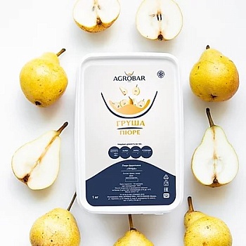 Пюре Груша Agrobar (Агробар) замороженное, 250 гр