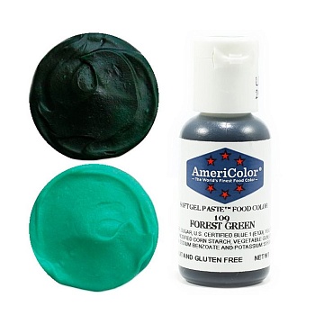 Гелевая краска #109 Americolor Forest Green «Зеленый лес» 21 гр