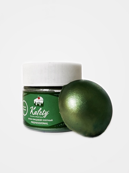 Блеск пищевой Kafety плотный Изумруд, 5 г.