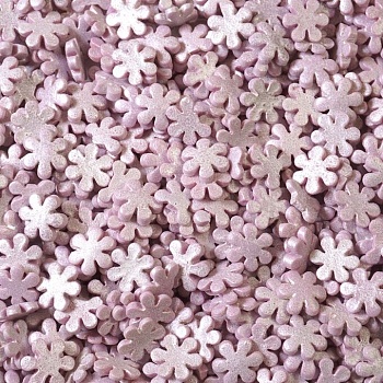 Посыпка кондитерская  декоративная "Снежинки сиреневые" 25 г.