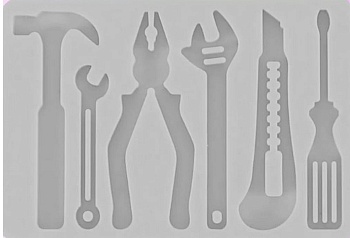 Силиконовый молд Инструменты 6 см
