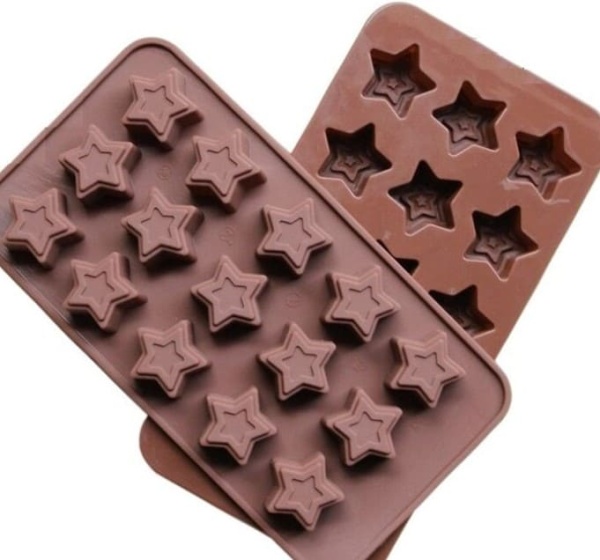Силиконовая форма для шоколада Звездочет 15 ячеек 20 х 10 х 1,5 см