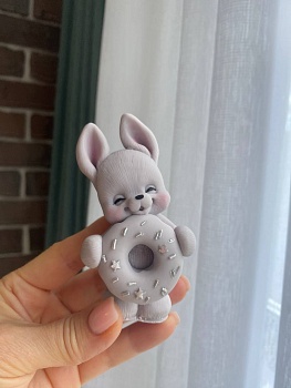 ЗАЙКА ЛИЛУ С ПОНЧИКОМ цвет обговариваем индивидуально