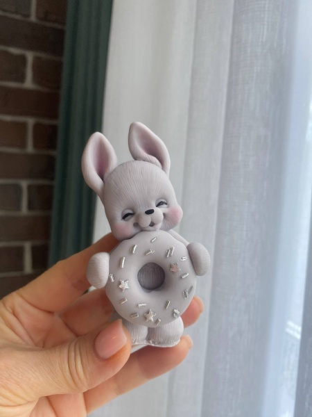 ЗАЙКА ЛИЛУ С ПОНЧИКОМ цвет обговариваем индивидуально