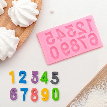 Молд силиконовый «Цифры с объёмом», 10×5,7×0,7 см