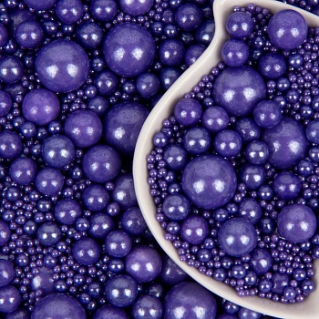 Посыпка кондитерская Жемчуг ФИОЛЕТОВЫЙ микс 25г.