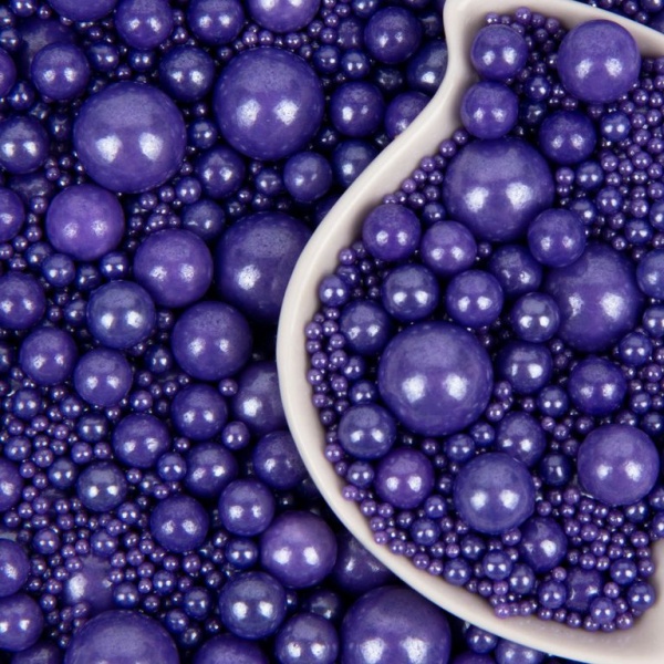 Посыпка кондитерская Жемчуг ФИОЛЕТОВЫЙ микс 25г.