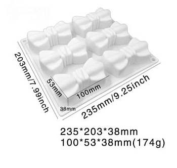 Форма для муссовых десертов и выпечки «Бантик»