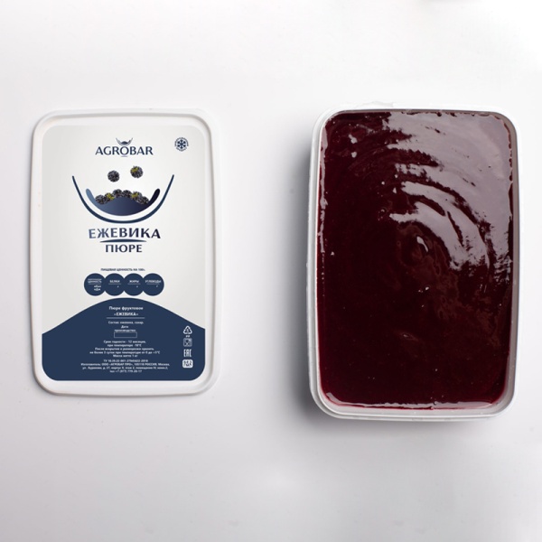 Пюре Ежевика Agrobar (Агробар) замороженное, 250 гр