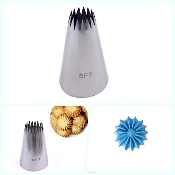 Насадка кондитерская №5FT "Французская трубочка"