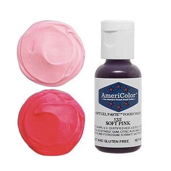 Гелевая краска #132 Americolor Soft Pink «Нежно-розовый» 21 гр