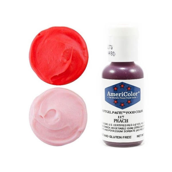 Гелевая краска #117 Americolor Peach «Персик» 21 гр