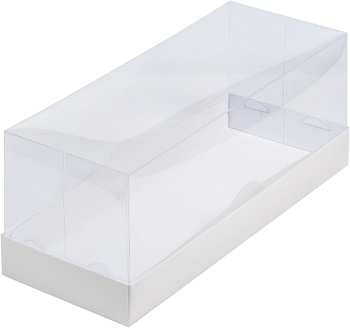 Коробка под рулет ПРЕМИУМ с пластиковой крышкой 300х120х120 мм