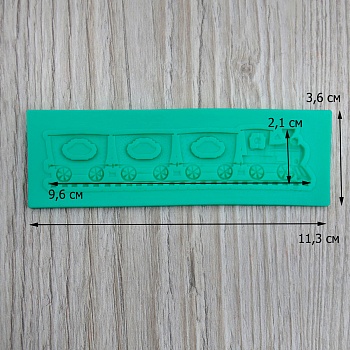Силиконовый молд паровозик