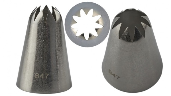 Насадка кондитерская 847 "Закрытая звезда"