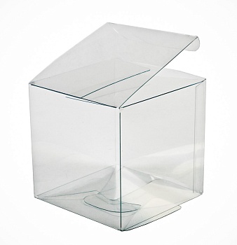 Коробка под пирожные 100х100х100 мм (прозрачная)