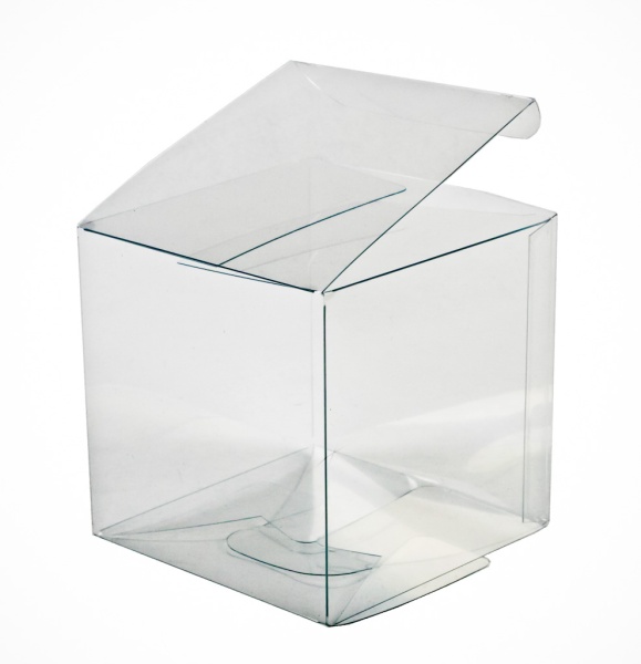 Коробка под пирожные 100х100х100 мм (прозрачная)