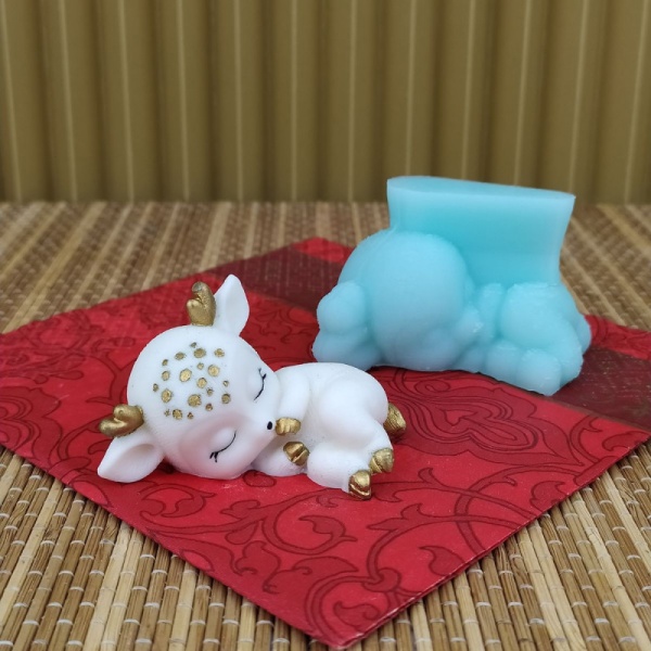 Силиконовая форма №135 "Оленёнок" #2 (Классик)