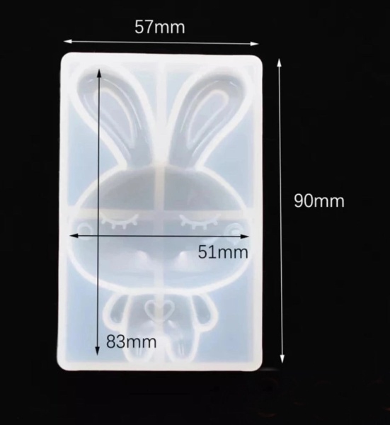 Силиконовая форма "Мультяшный кролик"