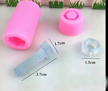 Силиконовая форма "Болт маленький"