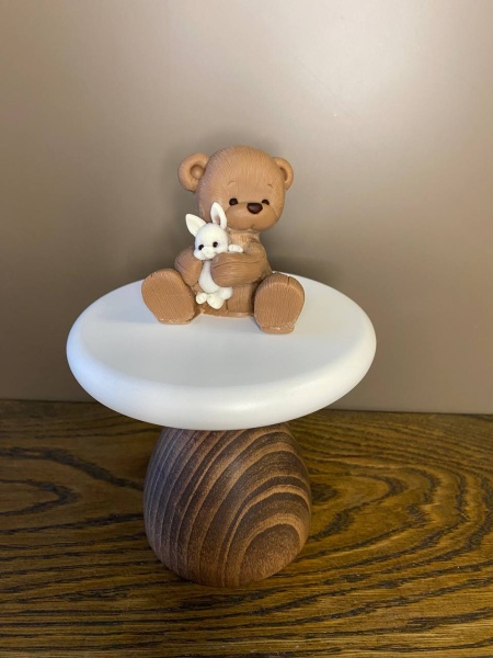 Медвежонок Брауни с зайкой молочный
