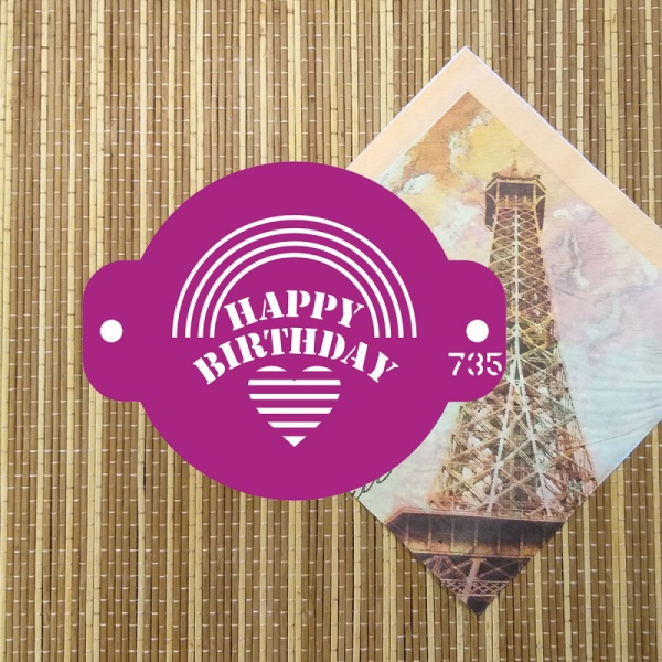 Трафарет №735 (Мини торт) ПЭТ