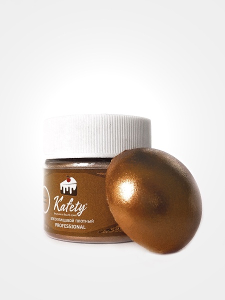 Блеск пищевой Kafety плотный Ваниль, 5 г.