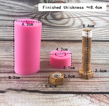 Силиконовая форма "Болт большой"