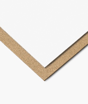 Подложка 20*20 см ЛХДФ (белая) 3 мм