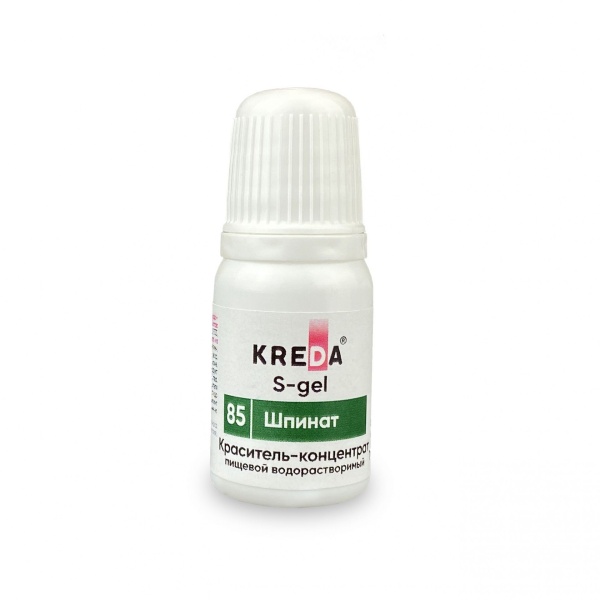 S-gel 85 шпинат, концентрат универс. для окраш. (10мл) KREDA, компл. пищ. добавка (Безхарактеристики ПЩ)